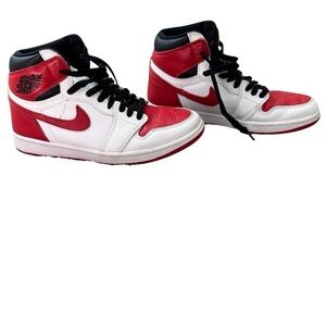 Nike Black and Red Air Jordan 1 Retro High “OG” | Good Used Condition